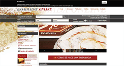 Desktop Screenshot of ensaimadasonline.es